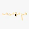 Studs Signature Bao Set In Gold