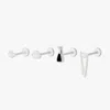 Studs Signature Bao Set In Silver