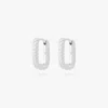 Studs Square Twist Huggie