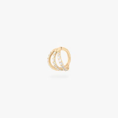 Studs Triple Pave Clicker 6mm In Multi