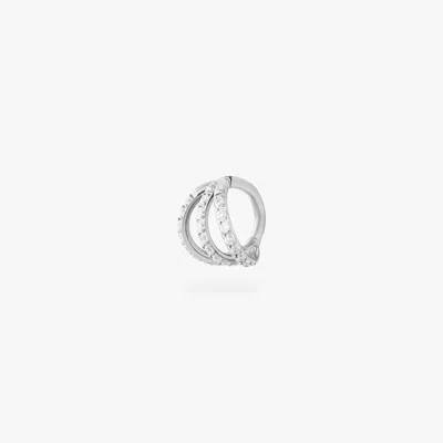 Studs Triple Pave Clicker 6mm In Multi