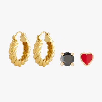 Studs Wuth(earring) Heights Set In Gold