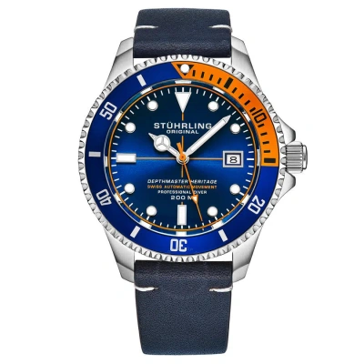 Stuhrling Original Aquadiver Automatic Blue Dial Men's Watch M17183