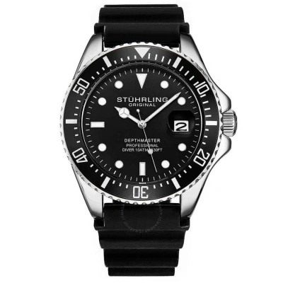 Stuhrling Original Aquadiver Black Dial Men's Watch M15772