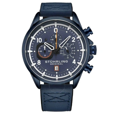 Stuhrling Original Aviator Blue Dial Men's Watch M15554