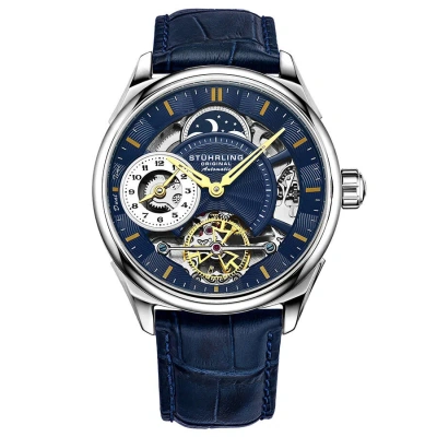 Stuhrling Original Legacy Automatic Blue Dial Men's Watch M13526 In Blue / Gold Tone / Yellow