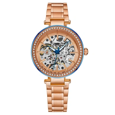 Stuhrling Original Legacy Automatic Rose Gold Dial Ladies Watch M17991