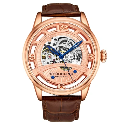Stuhrling Original Legacy Automatic Rose Gold Dial Men's Watch M16239