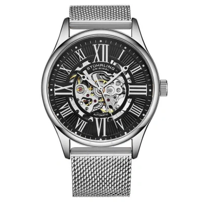 Stuhrling Original Legacy Black Dial Men's Watch M15731 In White