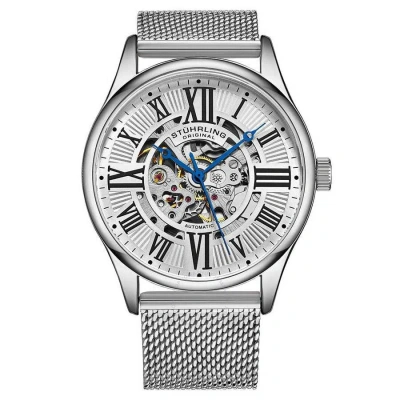 Stuhrling Original Legacy Silver Dial Men's Watch M15952 In White