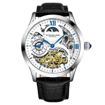 Stuhrling Original Legacy White Dial Men's Watch M15329 In Black
