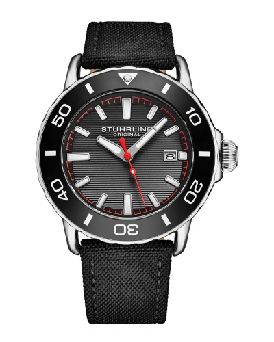 Stuhrling Original Stührling Original Men's Aquadiver Watch In Black