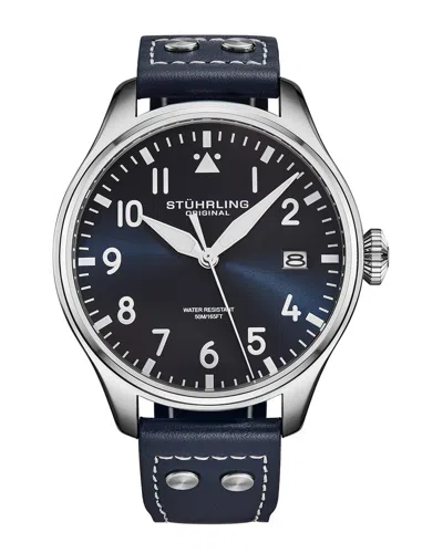 Stuhrling Original Stührling Original Men's Aviator Watch In Red