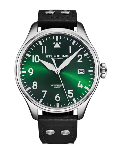 Stuhrling Original Stührling Original Men's Aviator Watch In Orange