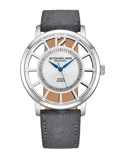 Stuhrling Original Men's Leather Watch