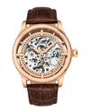 Stuhrling Original Men's Leather Watch