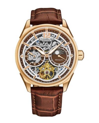 Stuhrling Original Men's Legacy Watch In Brown