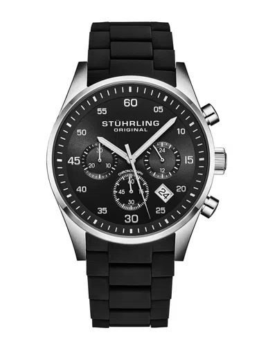 Stuhrling Original Stührling Original Men's Monaco Watch In Black