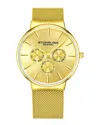 Stuhrling Original Monaco Quartz Gold Dial Men's Watch M16242