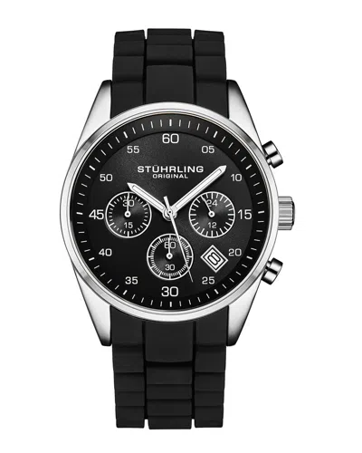 Stuhrling Original Stührling Original Men's Monaco Watch In Black