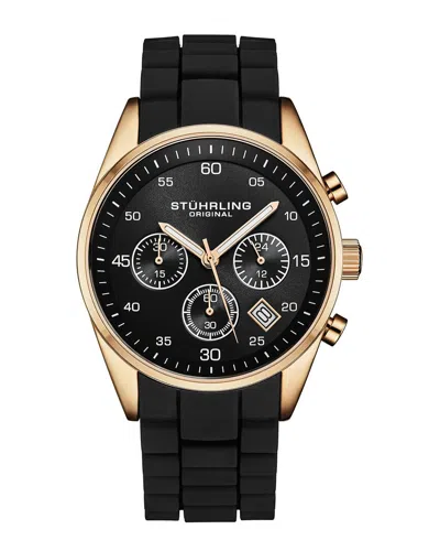 Stuhrling Original Stührling Original Men's Monaco Watch In Black