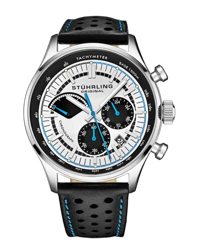 Stuhrling Original Monaco Silver-tone Dial Men's Watch M15561 In Two Tone  / Black / Silver