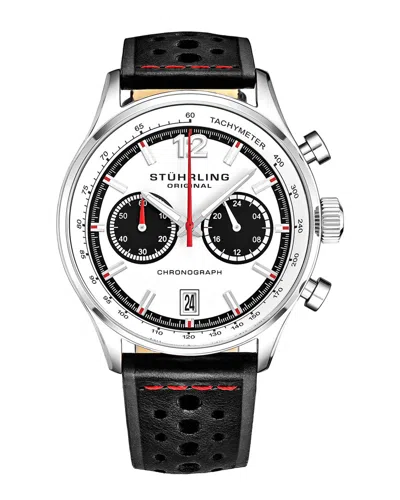 Stuhrling Original Men's Monaco Watch In Black
