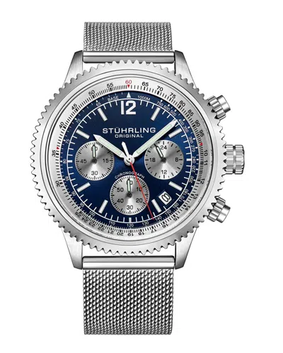 Stuhrling Original Stührling Original Men's Monaco Watch In Blue