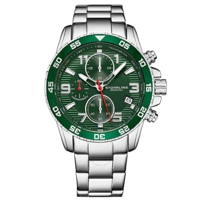 Stuhrling Original Monaco Green Dial Men's Watch M15793 In Metallic