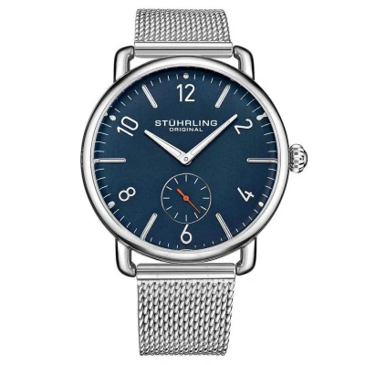 Stuhrling Original Symphony Blue Dial Men's Watch M15710 In Gray