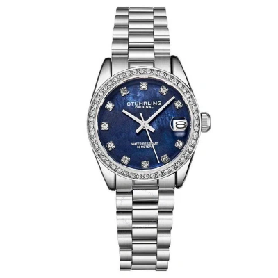 Stuhrling Original Vogue Blue Dial Ladies Watch M15703 In Metallic