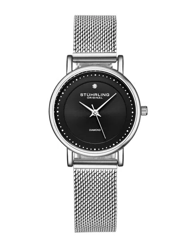 Stuhrling Original Symphony Ladies Quartz Watch M16809 In Black
