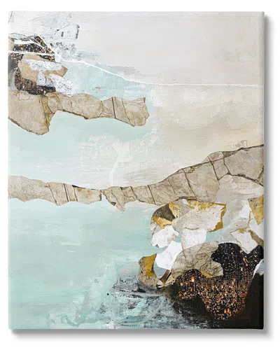STUPELL ABSTRACT BEACH SHORELINE SCENERY CANVAS WALL ART BY DESIGN FABRIKKEN