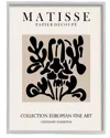 Stupell Abstract Contemporary Black Floral Design Matisse Typography By Ros Ruseva Wall Art