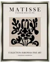 Stupell Abstract Contemporary Black Floral Design Matisse Typography By Ros Ruseva Wall Art
