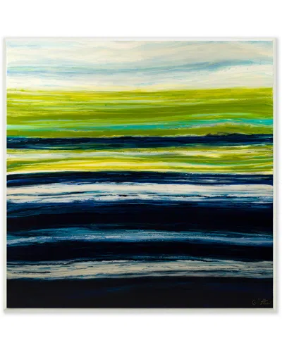 STUPELL STUPELL ACRYLIC RESIN GRASS FIELD LAKE POND ABSTRACT BY BARBARA BILOTTA