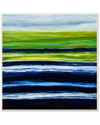 Stupell Acrylic Resin Hills And Plains Sunset Abstract By Barbara Bilotta
