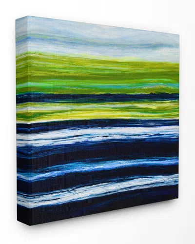 Stupell Acrylic Resin Hills And Plains Sunset Abstract By Barbara Bilotta Canvas Art In Multi