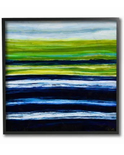 Stupell Acrylic Resin Hills And Plains Sunset Abstract By Barbara Bilotta Framed Art