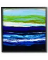 Stupell Acrylic Resin Ocean Sea Breeze Air Abstract By Barbara Bilotta Framed Art
