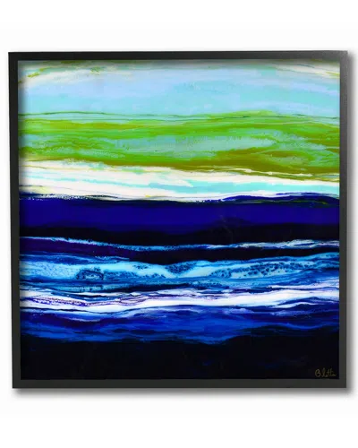 Stupell Acrylic Resin Ocean Sea Breeze Air Abstract By Barbara Bilotta Framed Art