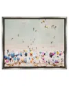 Stupell Aerial Beach View People Swimming Framed Floater Canvas Wall Art By Krista Broadway