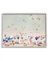 Stupell Aerial Beach View People Swimming Framed Giclee Wall Art By Krista Broadway