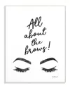 Stupell All About The Brows Ink Illustration By Amanda Greenwood