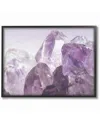 Stupell Amethyst Crystal Mountains Close Up Photograph Ii By Daphne Polselli Framed Art