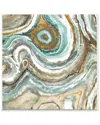 Stupell Aqua Geode Stone