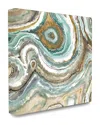 Stupell Aqua Geode Stone Canvas Art