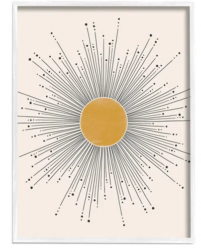 STUPELL ART DECO SUMMER SUN GEOMETRIC LINE BURSTS BY JJ DESIGN HOUSE LLC WALL ART