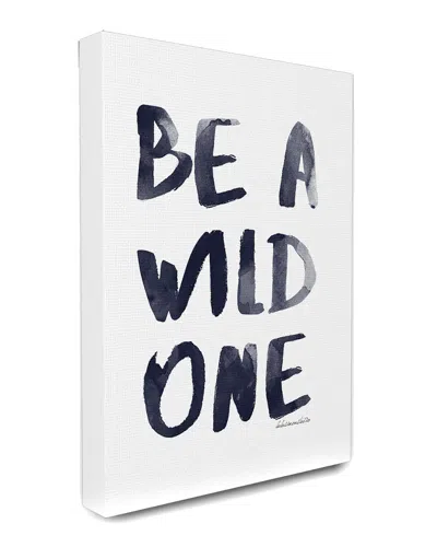 STUPELL STUPELL BE A WILD ONE WATERCOLOR GLAM CANVAS WALL ART BY LULUSIMONSTUDIO