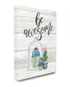 Stupell Be Awesome Cactus Succulents Watercolor